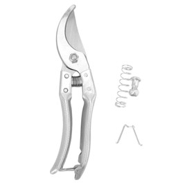 Goat, Sheep, Cow Hoof Trimmers, Stainless Steel Animal Toe Nails Trimming Scissors Hoof Trimming Shears with Anti Slip Handle for Cattle (Silver)