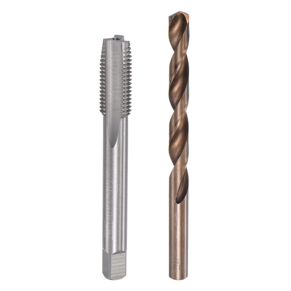 sourcing map M10 x 1.25 Straight Flute Thread Tap and