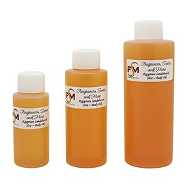 Fragrances, Scents and More Egyptian Sandalwood Perfume/Body Oil - 2 Fl Oz Plastic Bottle (60ml)