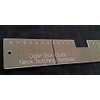 Cigar Box Guitar Neck Notching Template - save time and