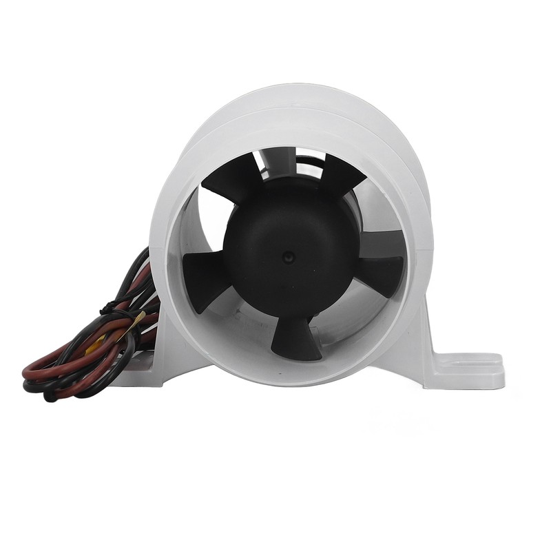 In Line Air Blower 3in 145CFM 12V High Efficiency Marine