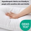 Gooeb Flat Bed Pillows Queen Size Set of 2 Soft
