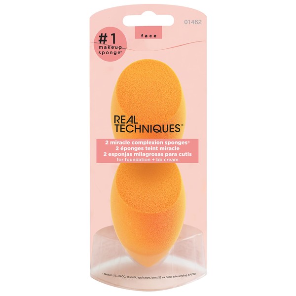 Real Techniques Miracle Compaction Sponge (Pack of 2)