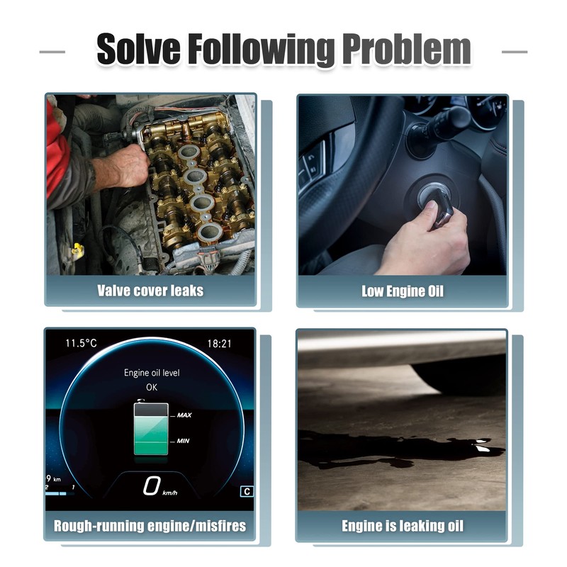 X AUTOHAUX 5184596AE Valve Cover Gasket Set for Chrysler 200