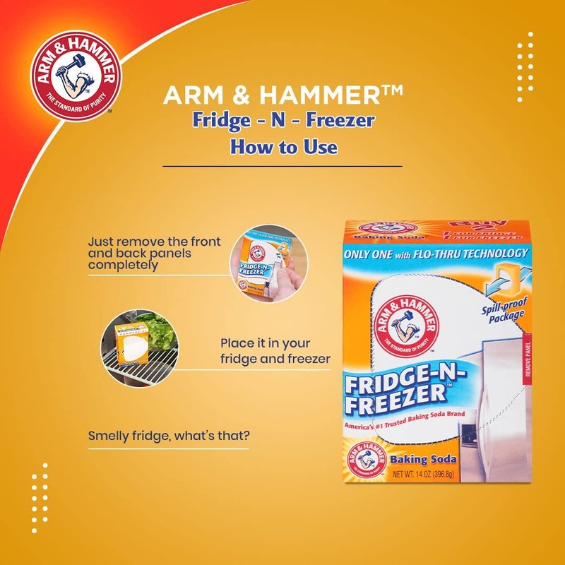 Arm & Hammer Fridge-N- Freezer No Scent 14 oz. Cleaning