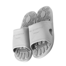 KOMBIUDA 1 Pair Massage Slippers for Relaxation Slip Footwear for Home Hotel Comfortable Pedicure Slippers for Foot Relief After Work Unisex Design for All