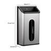 TOLIDA Stainless Steel Bag Saver Grocery Bag Dispenser - Wall