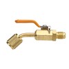 6PCS Refrigerant Angled Compact Ball Valve Fit for R410A R134A