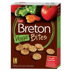 Dare, Breton 8 Boxes of Dare Breton Veggie Bites Small Crackers 200g Each -Free Shipping