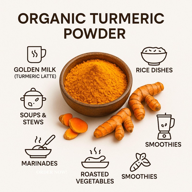 Organic Turmeric Powder – 4 oz | High Curcumin (2.5%