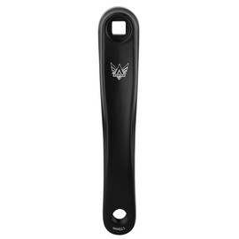 Yosoo Health Gear Bicycle Crank 170 mm, Aluminium Alloy Left Crank Arm Single Speed Crankset for Mountain Bike Replacement Accessories (Black Square Hole)