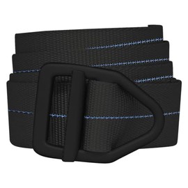 Bison Designs 38mm Wide Light Duty Belt with Black Buckle Thin Blue Line XL