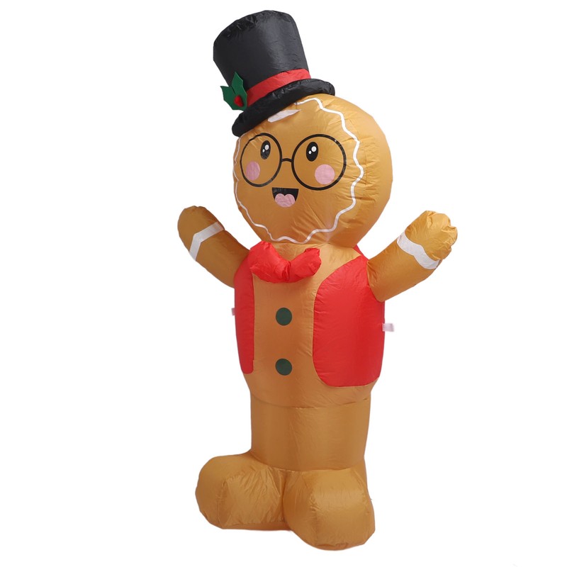 Valentines Day Inflatable Decoration with LED Lights Cute Boy Shape