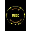 Wake Up Music Be Awesome | Gift Notebook for a