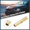 INFINAUTO 1 Set 8mm Copper Hose Barb Fitting Connector with