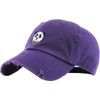 KBSV-056 PUR Panda Dad Hat Baseball Cap Polo Style Unconstructed