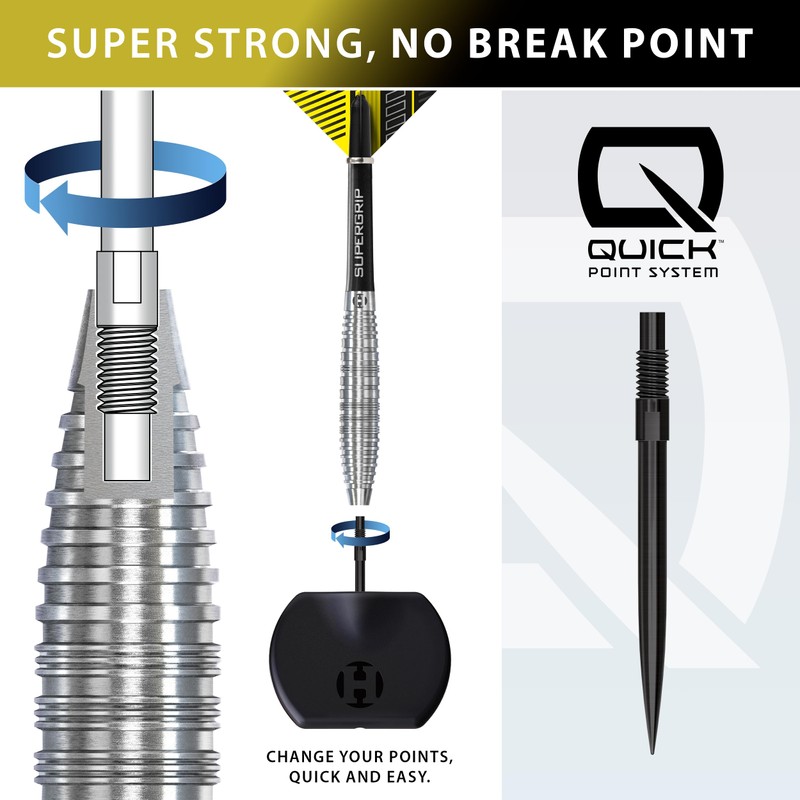 Harrows NX90 Bomb Shape Darts Set (23G Quick Point) I