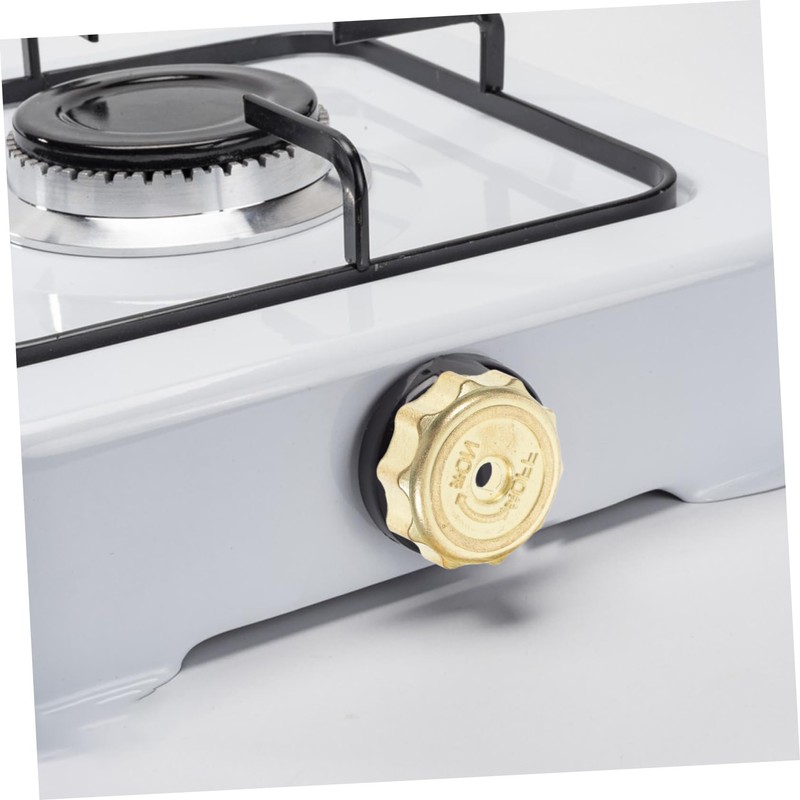TEHAUX 4pcs Durable Gas Stove Knobs Easy Knobs for Gas