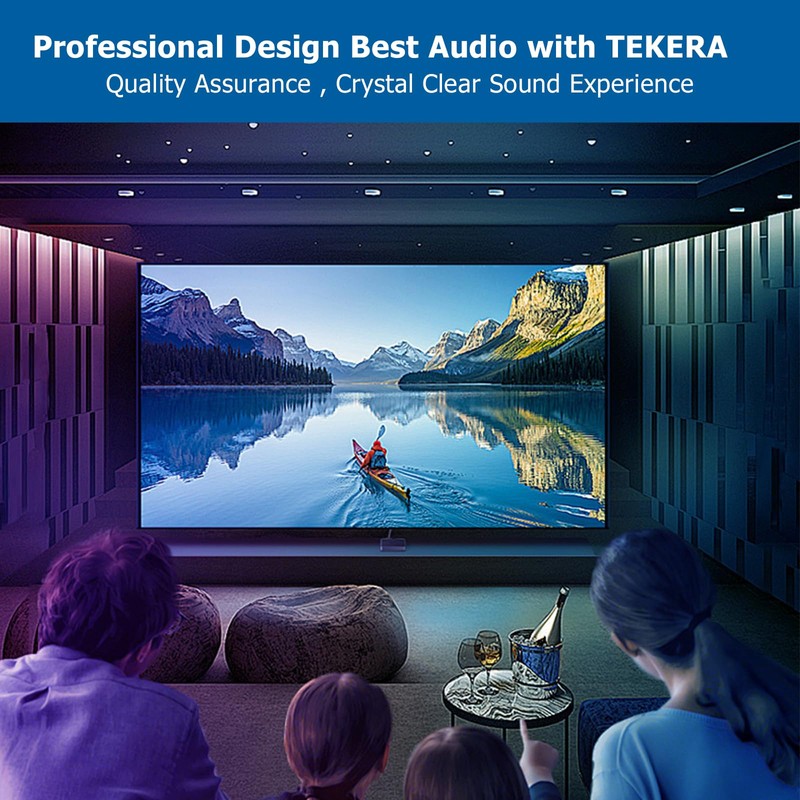 TEKERA 1/4 Inch TRS Stereo to Dual 1/4 Inch TS