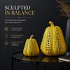 Funny Owl & Pumpkin Figurine Decorative Statue for Fall, Halloween