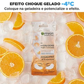 Garnier Skin Naturals Face Mascarilla facial en tela para ojos anti arrugas con naranja, hidra bomb de garnier, 1 pza Naranja  Garnier Macarilla...   