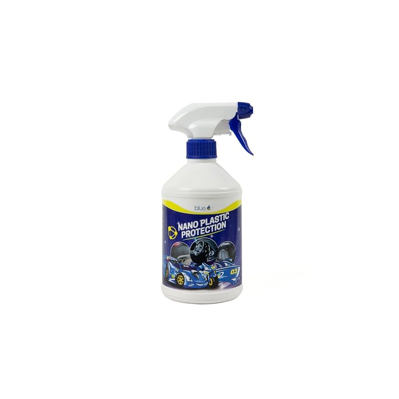 Blue Nano Plastic Protection Renews Plastics Cars Interior and Exterior.