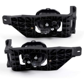 G-PLUS Clear Lens Pair Bumper Driving Fog Lights Lamp Compatible with Ford 2005-2007 F250 F350 F450 F550 Super Duty / 2005 Ford Excursion