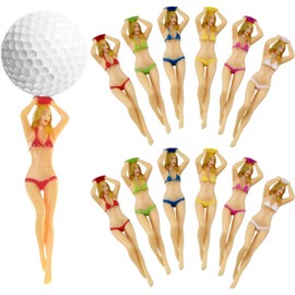 Avidora Golf Tees Bikini, Golf Competition Prize, Funny Gift, Golf Supplies, 6 Types, Set of 2