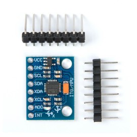 SHILLEHTEK MPU 6050 Module GY-521 Module, 6 DOF 6 Axis Accelerometer Sensor, Raspberry Pi Accelerometer (Compatible with Raspberry Pi Pico and Other Models), Arduino Accelerometer (1pc Unsoldered)