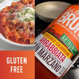 Little Italy in the Bronx Arrabbiata Sauce - Pasta Sauce, Spaghetti Sauce, Tomato Sauce, Low Carb Pasta & Pizza Spicy Marinara, Keto Friendly- 24 Oz (Pack of 3)