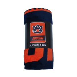 VF Auburn Tigers Fleece Throw Blanket 45" x 60" Team Colors (Orange)