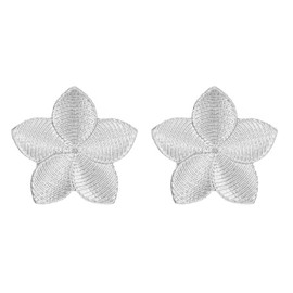 Stocking Stuffers Holiday Outfits for Women 2024 Gold Flower Earrings Women Gold Statement Earrings Large Flower Stud Earrings Chunky Floral Earrings Dainty Gold Jewelry Gift