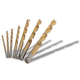 BAER Core Hole Drill Bit Set M3 - M12, HSSG-TIN, Spiral Drill Bit DIN 338, Twist Drill Set, Twist Drill Set, TIN Drill Set, Drill Bit