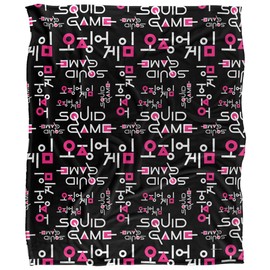 Squid Game LOGO PATTERN Silky Touch Super Soft Throw Blanket 152 x 127 cm