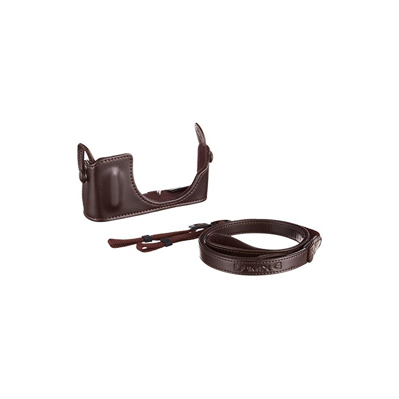 Panasonic DMW-BCSK4-T LUMIX Body Case & Strap Kit Brown for