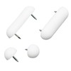 Plumb Pak, 1-7/8 x 4-3/8" PP835-25 Toilet Seat Bumper Set