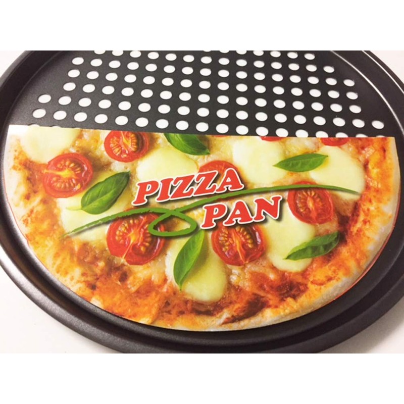 Professional Grade Non-Stick Oven Pizza Tray 32.5cm Diameter Fast Crisp