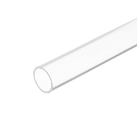 QUARKZMAN PVC transparent tube, inner diameter 15 mm, diameter 18 mm, length 150 mm, acrylic plastic tube for lamp making, floor lamps, furniture