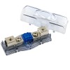 ZOOKOTO 60A Car Audio Power Wire Fuse Holder, Car Boat Marine Auto Fuse Box Fuse Block 4 Gauge 60 Amp