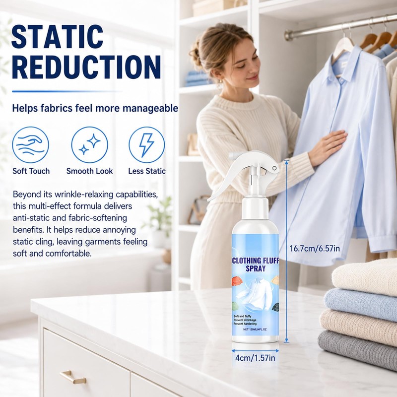 2026 New Instant Wrinkle Releaser Spray, All In One Wrinkle