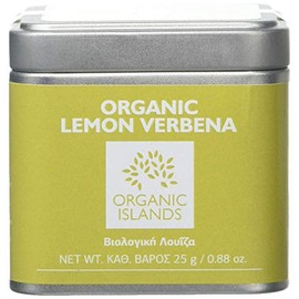 Organic Islands Herbs Greek Lemon Verbena Single Cube Tin, 25 g (Pack of 2)
