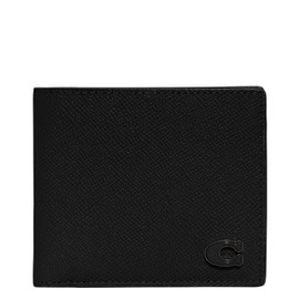 Coach Men's Coin Wallet, Black, One Size