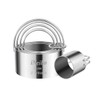 iNeibo Biscuit Cutter Set, Cookie Cutter, Round Shape Circle Scone