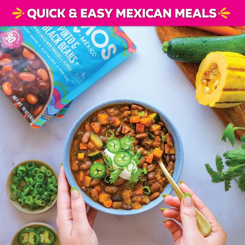 SOMOS Pinto & Black Beans, 10 OZ