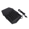 One Handed Gaming Keyboard USB Wired RGB Backlit 35 Keys