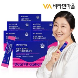 Vitamin Village 비타민마을 듀얼핏 알파CD 알파시클로덱스트린 30포 x 6박스(총6개월분) Vitamin Village Dual Fit Alpha CD Alpha Cyclodextrin 30 Pouches x 6 Boxes (Total 6 Months Supply)