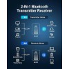 Aisidra 2-in-1 Bluetooth Transmitter Receiver V5.0 AUX adapter for Audio