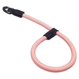 HITHUT Correa de mano para cámara réflex digital réflex digital sin espejo, cuerda de escalada ajustable de 9,5 mm de diámetro, Rosado, Adjustable Length