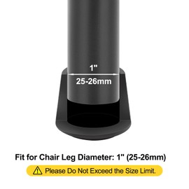 Chair Leg Caps, Sopito 16pcs 1 inch(25 mm) Chair Leg Protectors for Floors Rubber Furniture Caps for Stool Legs, Anti-Noise, Anti-scretch