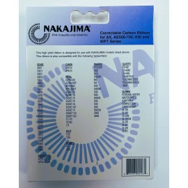 Nakajima Original Pack XC001 AE-580, AE-500 AE-710 Typewriter Ribbon,  Original